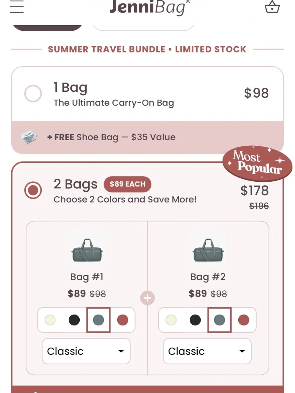 Two Jenni Duffle Bags!